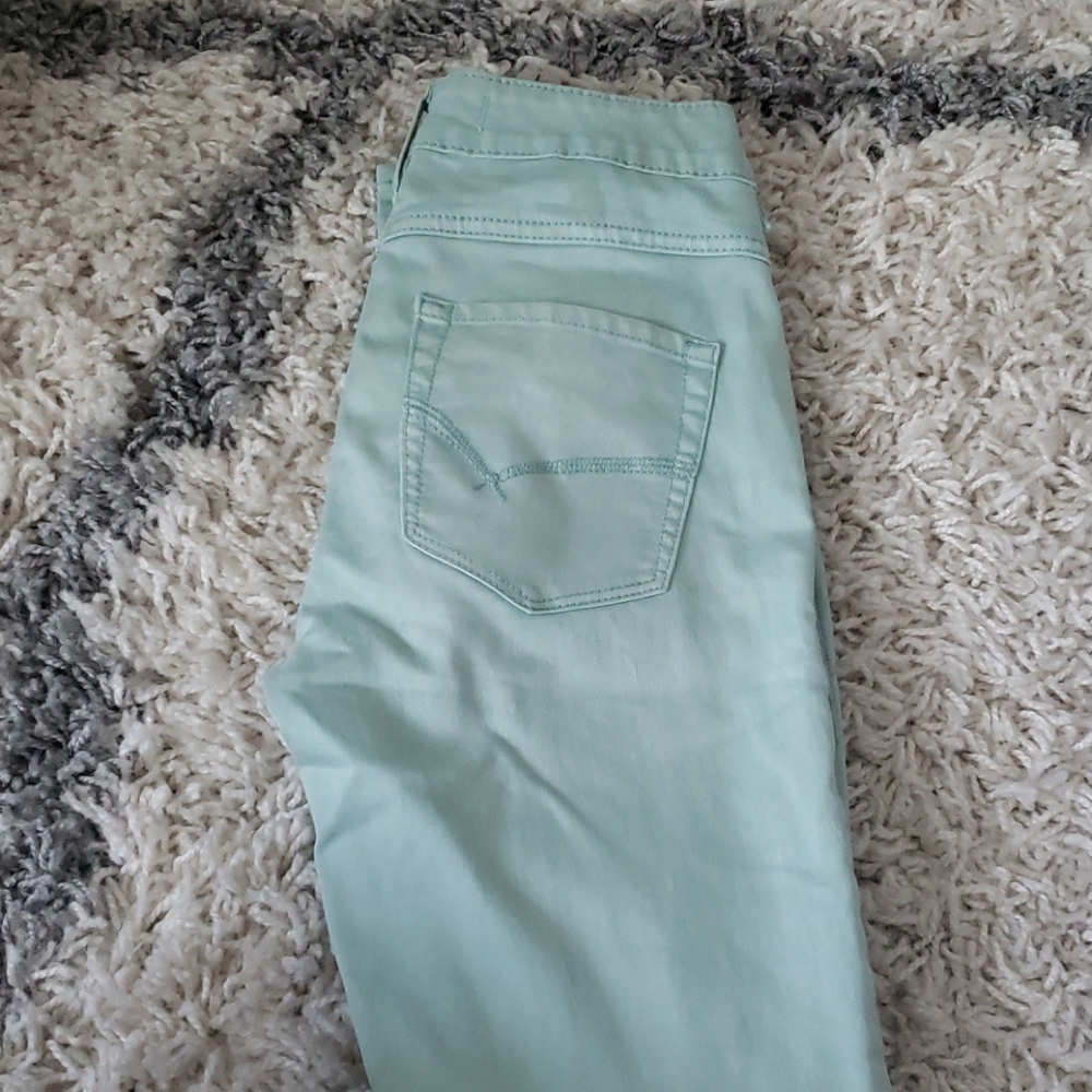 High rise skinny jeans